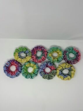 Kaleidoscope Crochet Scrunchie